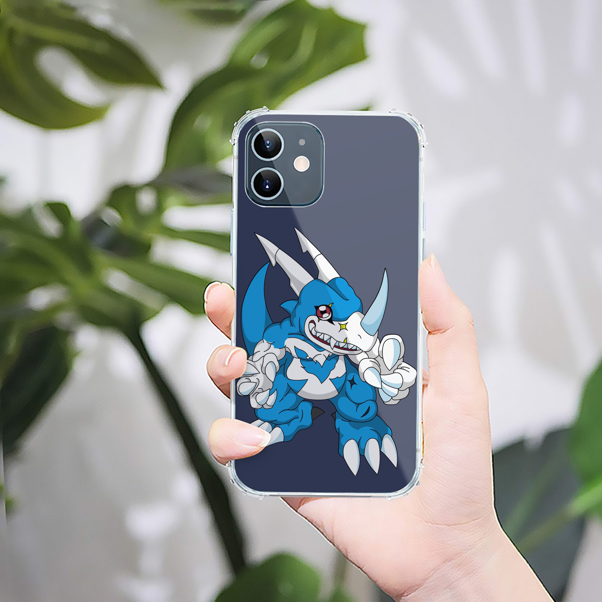 （画像用） Digimon デジタルモンスター/デジモン 【iPhone 12シリーズ対応】透明スマホケース（クリアソフトケース）